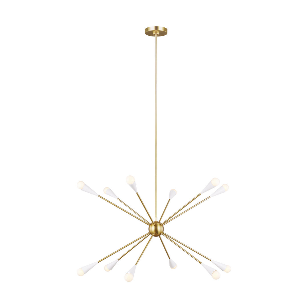 Visual Comfort Studio Canada - EC10312BBS - 12 Light Chandelier - Jax - Burnished Brass