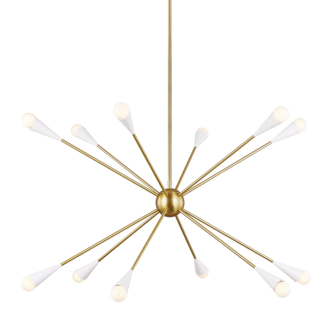 Visual Comfort Studio Canada - EC10312BBS - 12 Light Chandelier - Jax - Burnished Brass