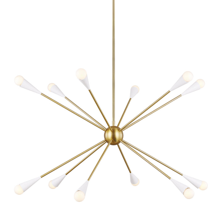 Visual Comfort Studio Canada - EC10312BBS - 12 Light Chandelier - Jax - Burnished Brass