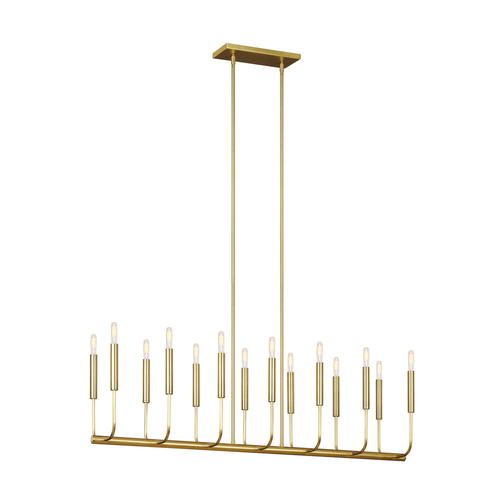 Visual Comfort Studio Canada - EC10614BBS - 14 Light Linear Chandelier - Brianna - Burnished Brass