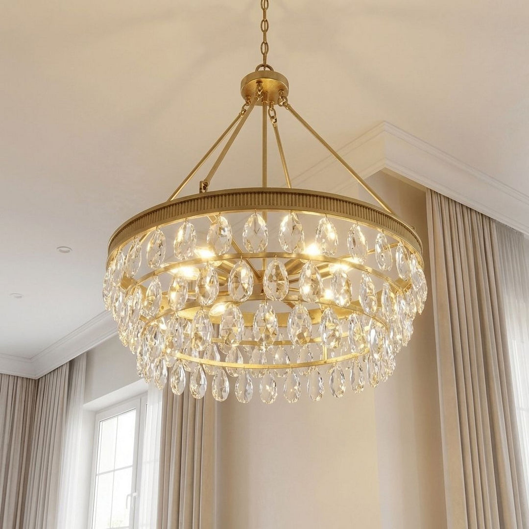 Savoy House - 7-8701-6-322 - Six Light Pendant - Windham - Warm Brass