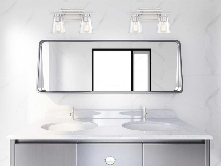 Calhoun Two Light Bath Bar in Satin Nickel Savoy House