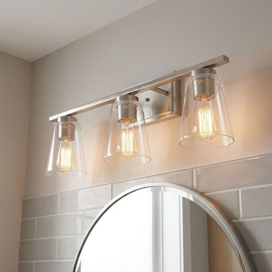 Savoy House - 8-1020-3-SN - Three Light Bathroom Vanity - Calhoun - Satin Nickel