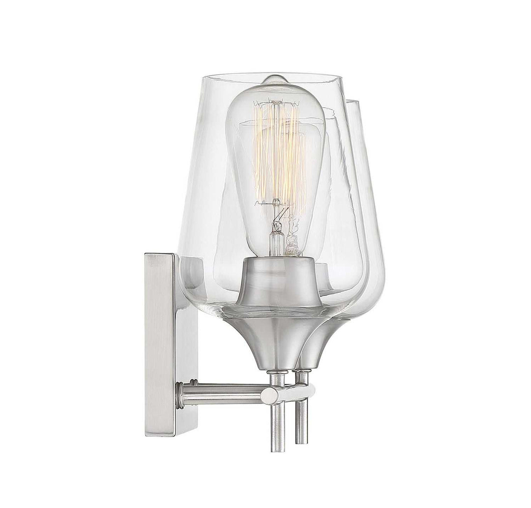 Octave Two Light Bath Bar in Satin Nickel Savoy House