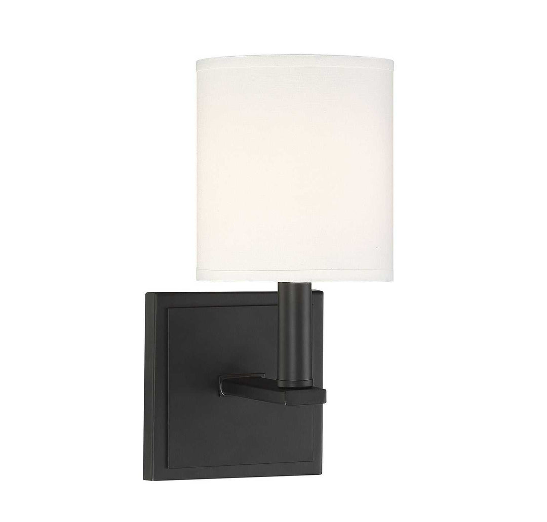Waverly One Light Wall Sconce in Matte Black Savoy House