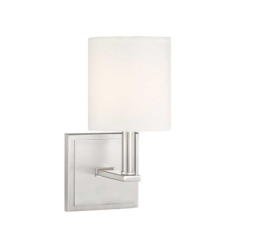 Waverly One Light Wall Sconce in Satin Nickel Savoy House