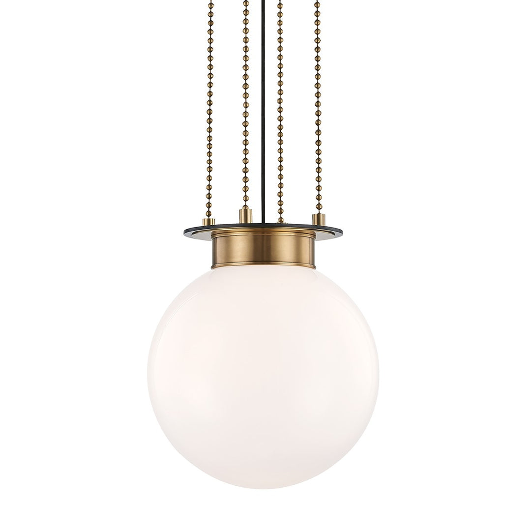 Hudson Valley Canada - 2014-AOB - One Light Pendant - Gunther - Aged Brass/Old Bronze