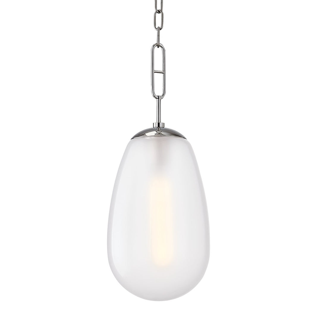 Bruckner One Light Pendant in Polished Nickel - available from The Lighting Shoppe, trusted by Canadian homeowners