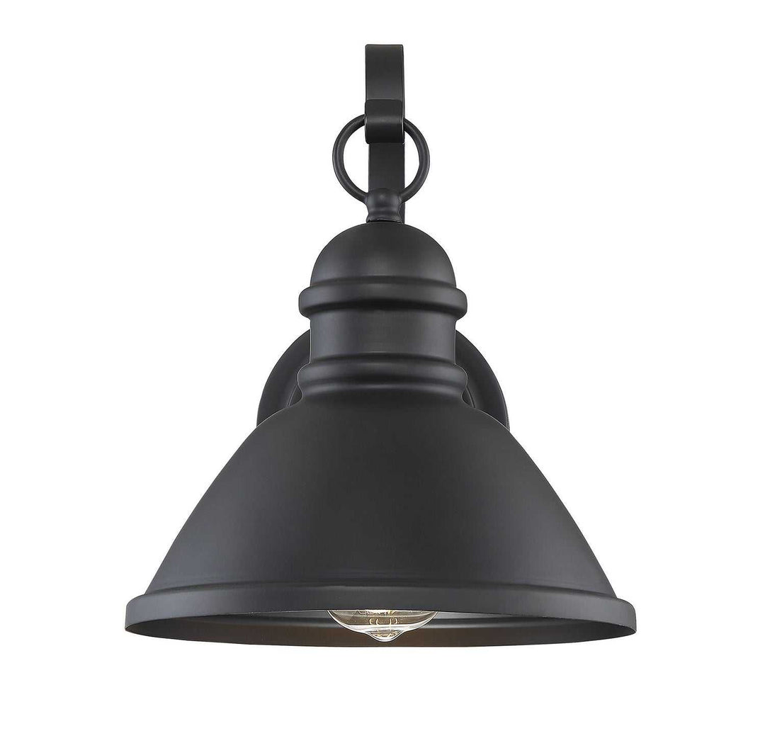 Meridian - M50016BK - One Light Outdoor Wall Sconce - Moutd - Matte Black