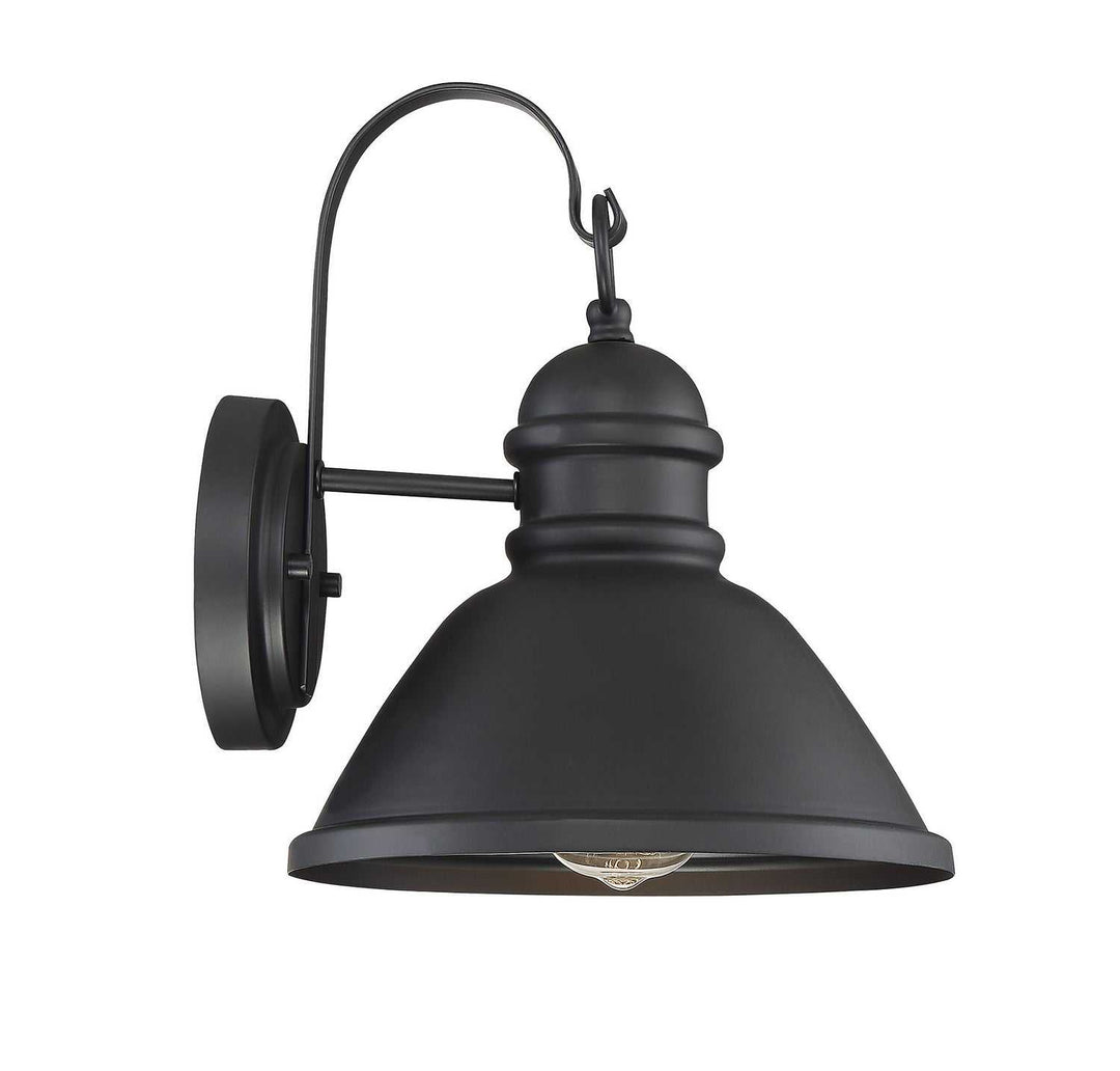 Meridian - M50016BK - One Light Outdoor Wall Sconce - Moutd - Matte Black