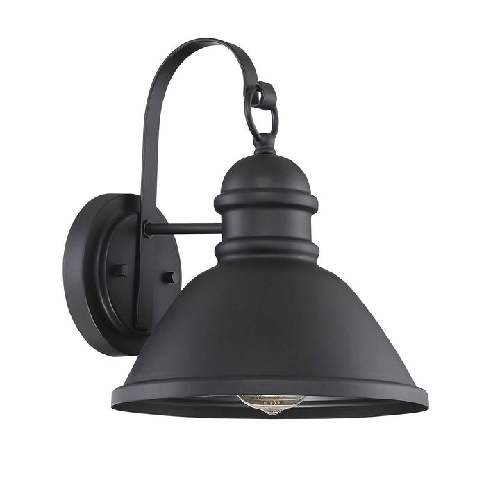 Meridian - M50016BK - One Light Outdoor Wall Sconce - Moutd - Matte Black