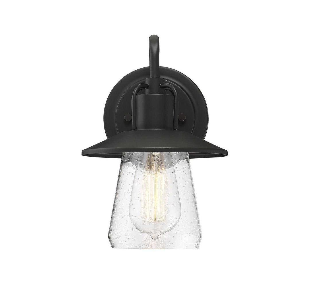 Meridian - M50022BK - One Light Outdoor Wall Sconce - Moutd - Matte Black