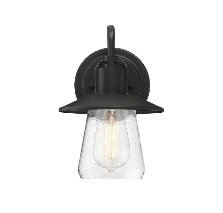 Meridian - M50022BK - One Light Outdoor Wall Sconce - Moutd - Matte Black