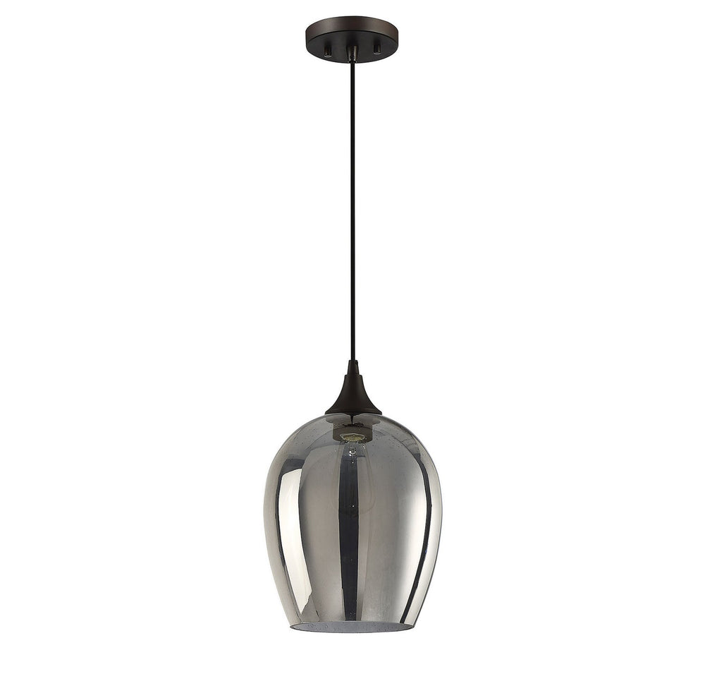 Meridian - M70076ORB - One Light Mini Pendant - Mmin2 - Oil Rubbed Bronze