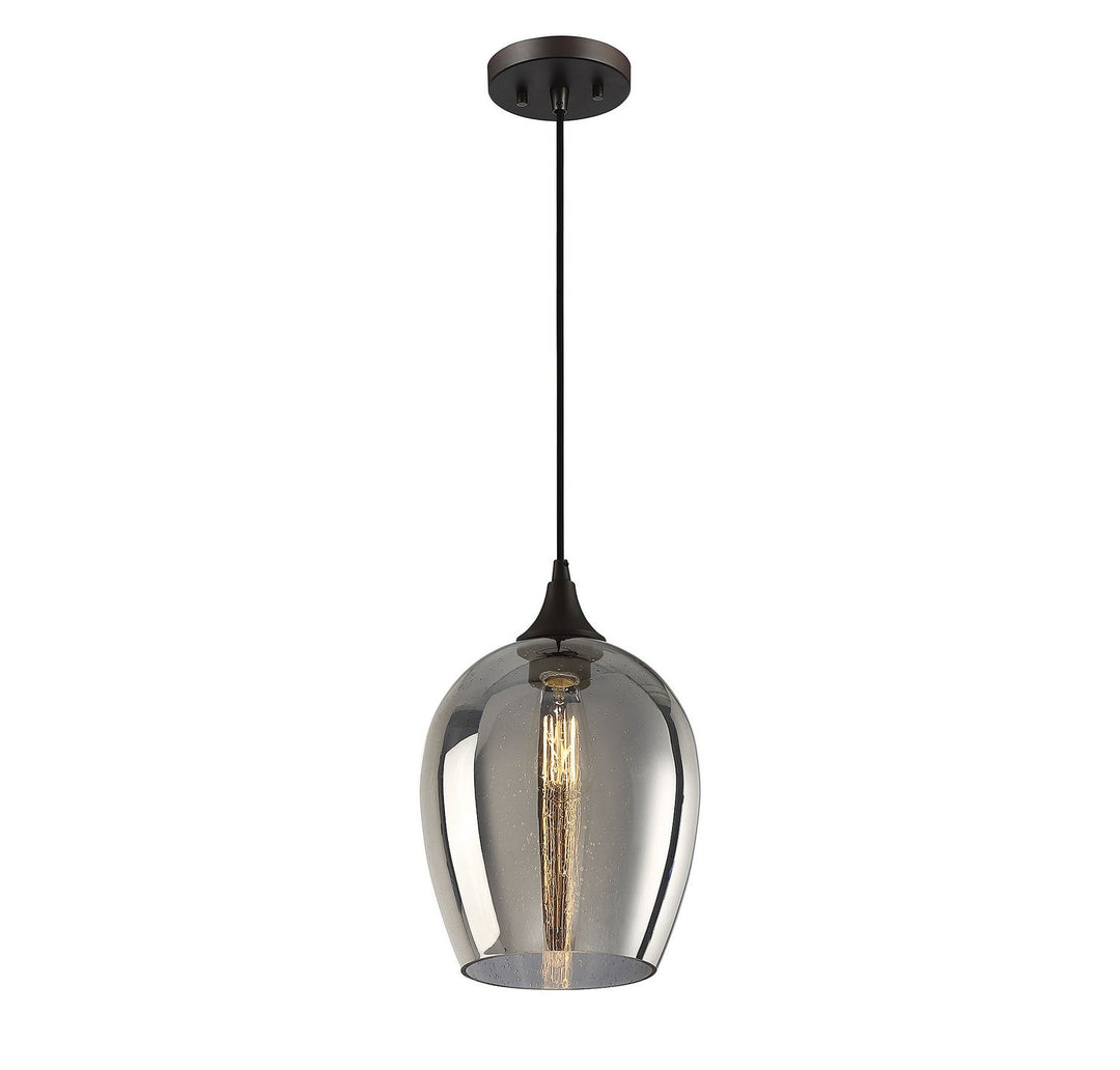 Meridian - M70076ORB - One Light Mini Pendant - Mmin2 - Oil Rubbed Bronze
