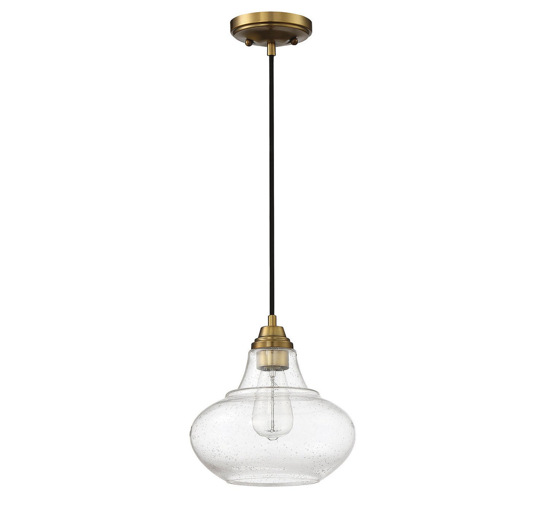 Meridian - M70080NB - One Light Mini Pendant - Mmin2 - Natural Brass