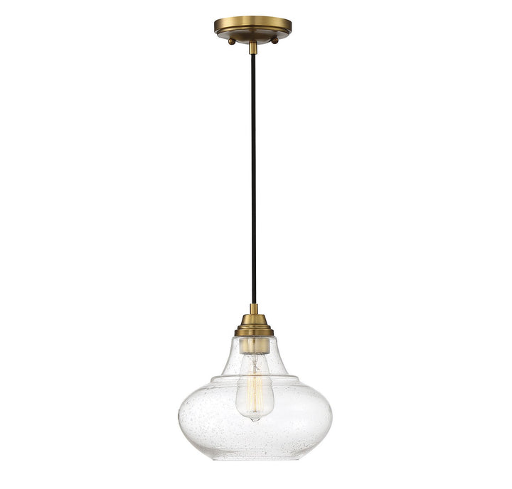 Meridian - M70080NB - One Light Mini Pendant - Mmin2 - Natural Brass