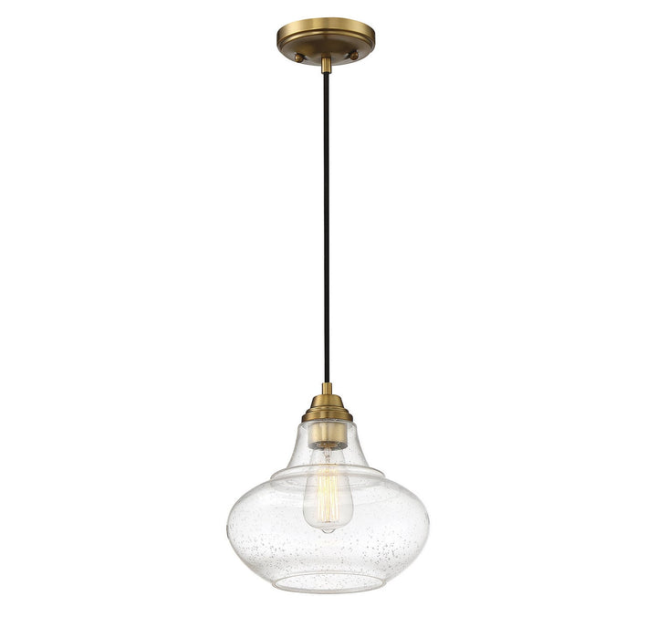 Meridian - M70080NB - One Light Mini Pendant - Mmin2 - Natural Brass