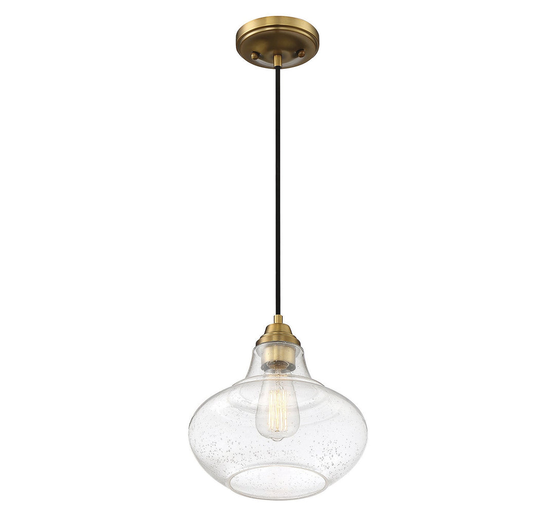 Meridian - M70080NB - One Light Mini Pendant - Mmin2 - Natural Brass