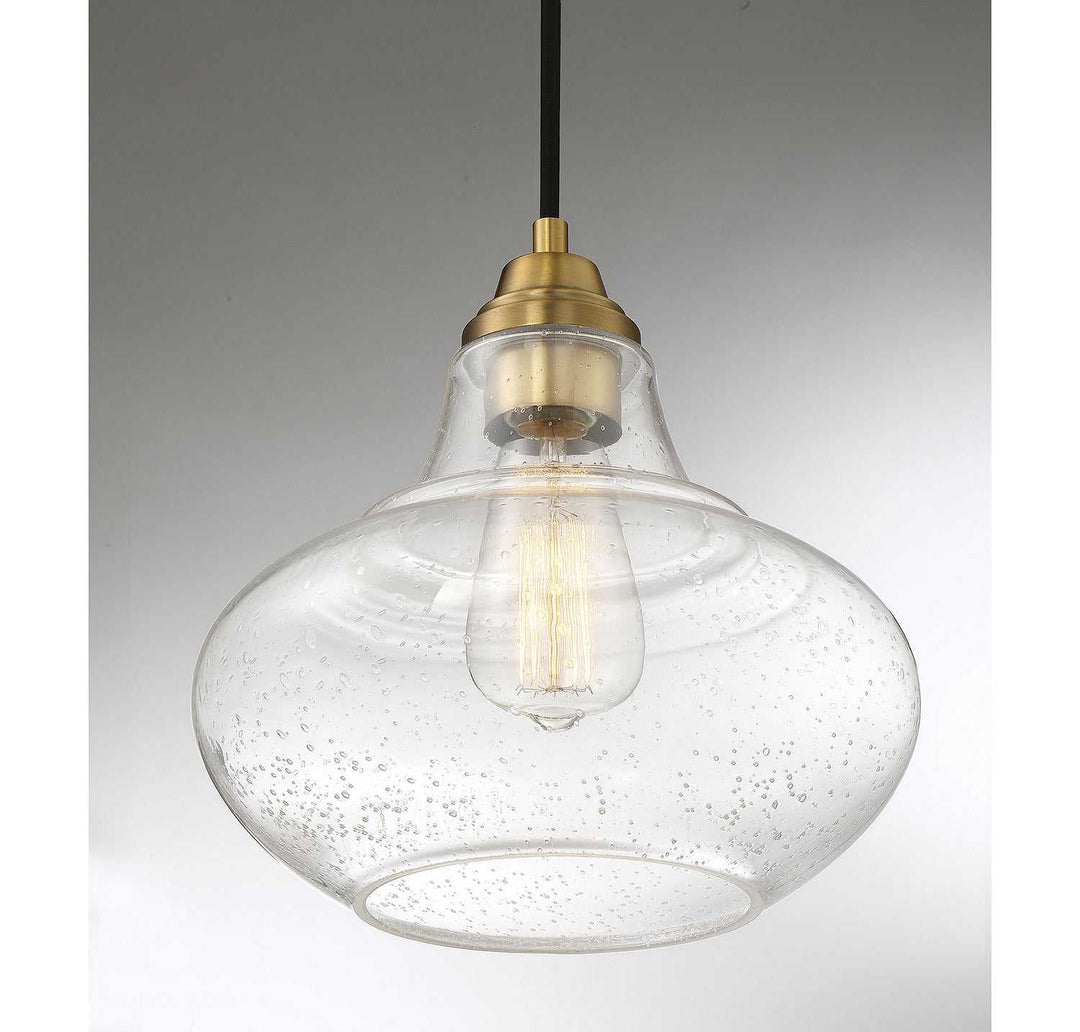 Meridian - M70080NB - One Light Mini Pendant - Mmin2 - Natural Brass