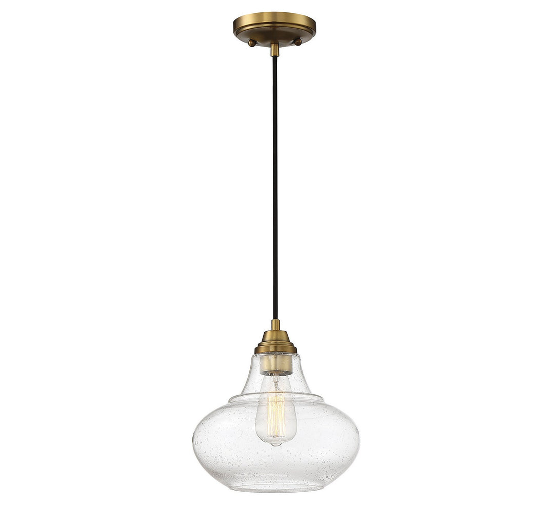 Meridian - M70080NB - One Light Mini Pendant - Mmin2 - Natural Brass