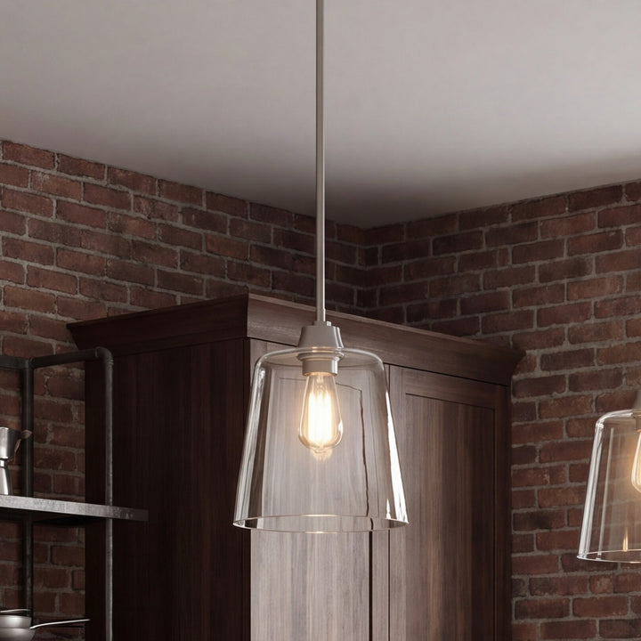 Meridian - M70081BN - One Light Pendant - Mpend - Brushed Nickel