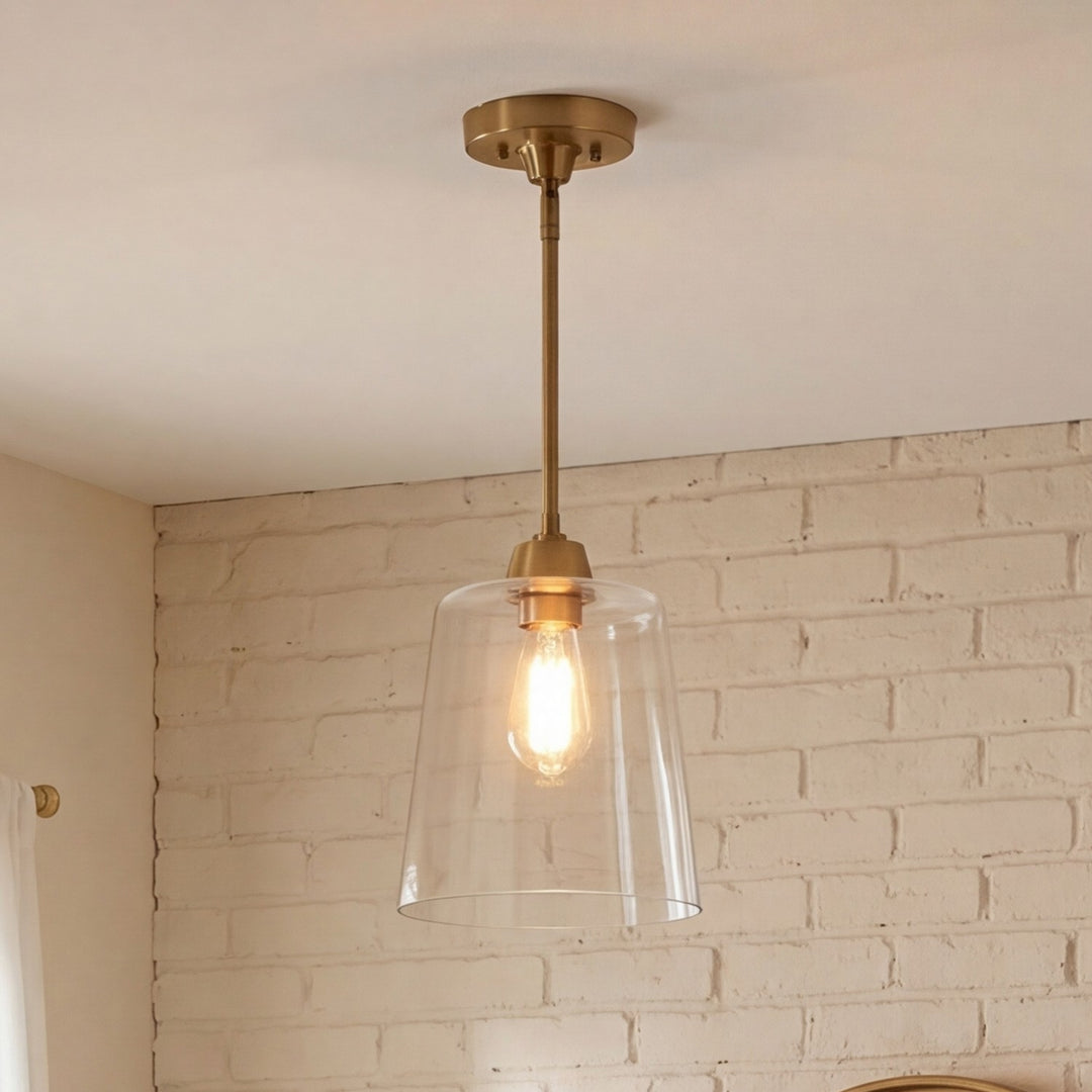 Meridian - M70081NB - One Light Pendant - Mpend - Natural Brass