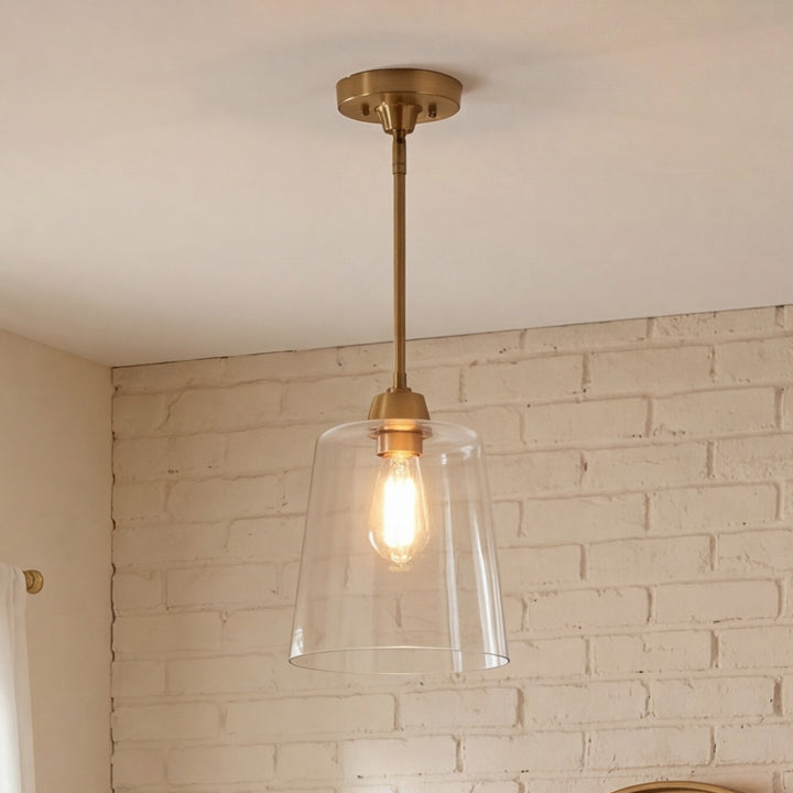 Meridian - M70081NB - One Light Pendant - Mpend - Natural Brass