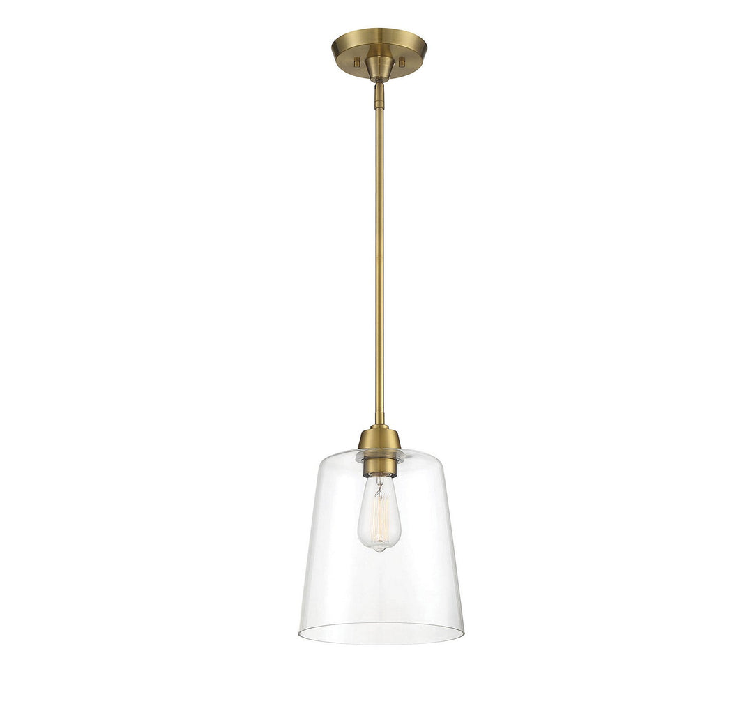 Meridian - M70081NB - One Light Pendant - Mpend - Natural Brass