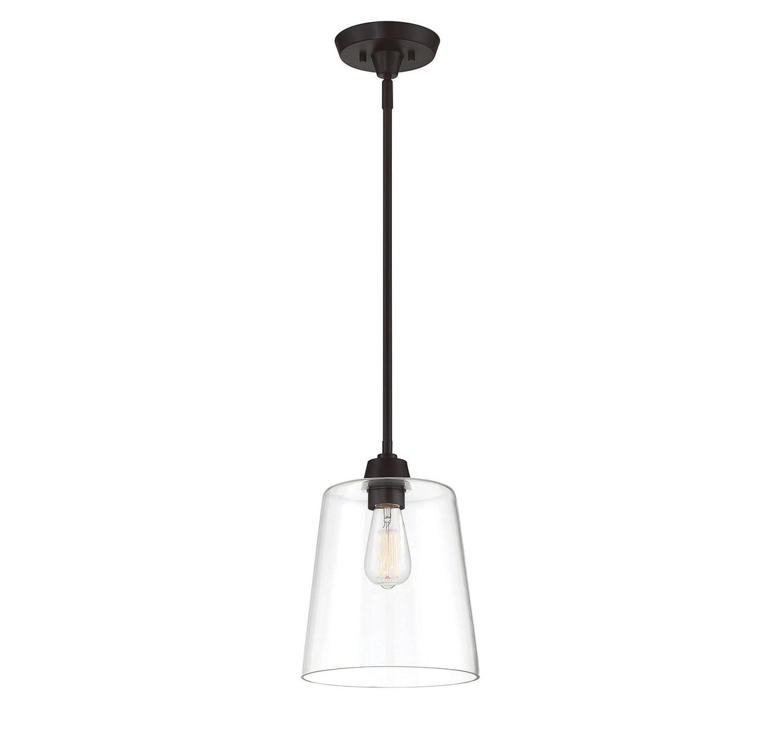 Meridian - M70081ORB - One Light Pendant - Mpend - Oil Rubbed Bronze