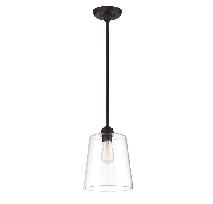 Meridian - M70081ORB - One Light Pendant - Mpend - Oil Rubbed Bronze