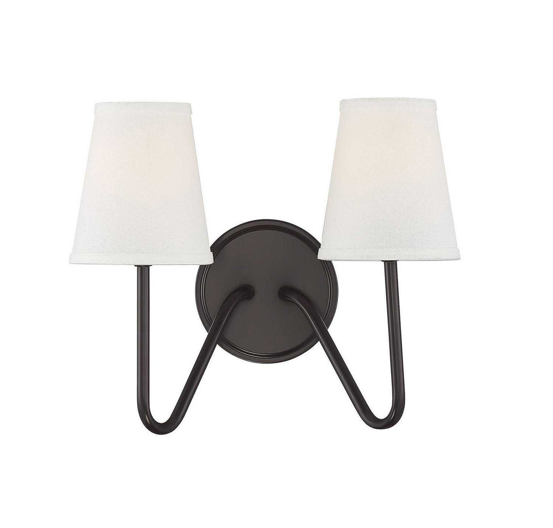 Meridian - M90055ORB - Two Light Wall Sconce - Mscon - Oil Rubbed Bronze