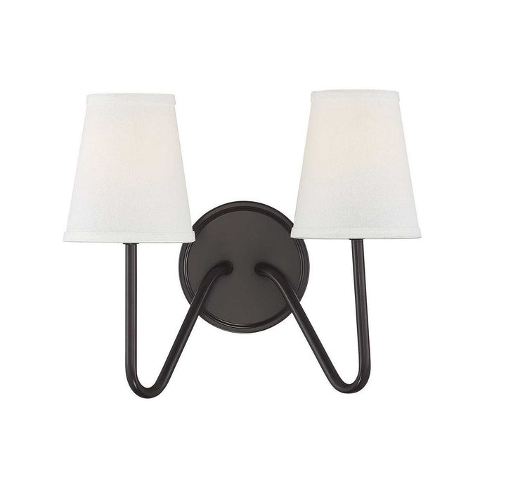 Meridian - M90055ORB - Two Light Wall Sconce - Mscon - Oil Rubbed Bronze