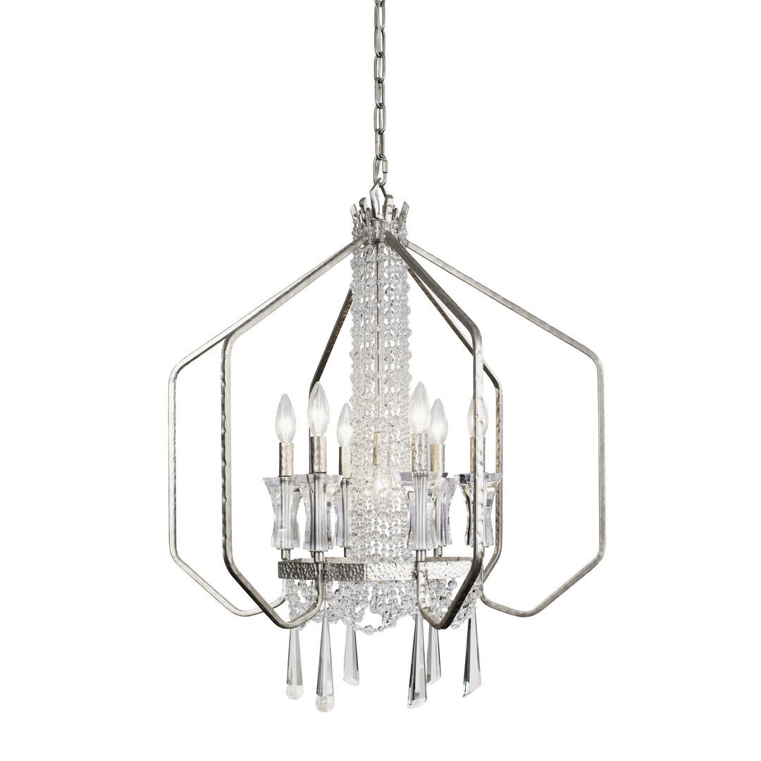 Barcelona Seven Light Pendant in Transcend Silver - available from The Lighting Shoppe, trusted by Canadian homeowners
