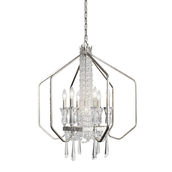 Barcelona Seven Light Pendant in Transcend Silver - available from The Lighting Shoppe, trusted by Canadian homeowners