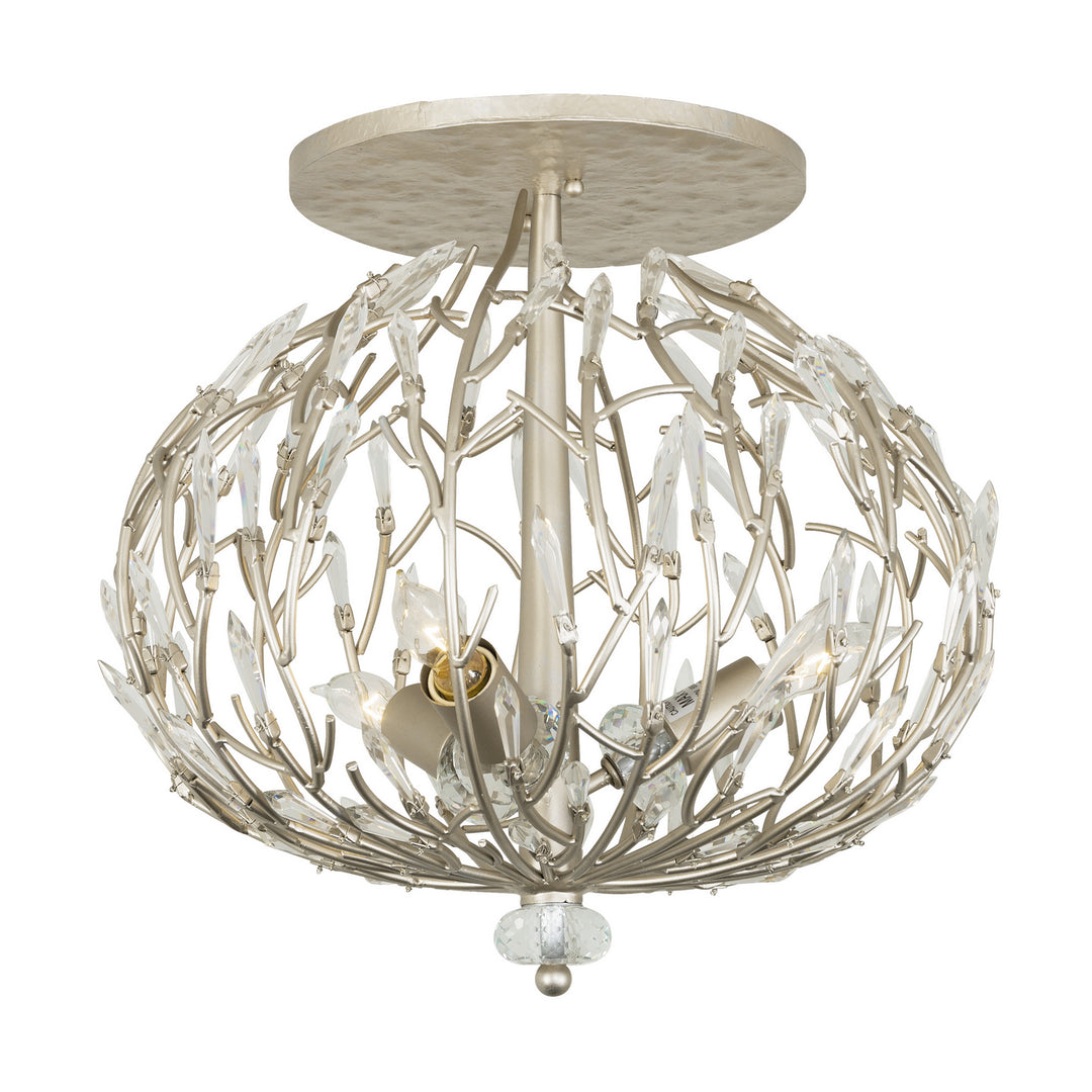 Bask Three Light Ceiling Mount in Gold Dust - available from The Lighting Shoppe, trusted by Canadian homeowners