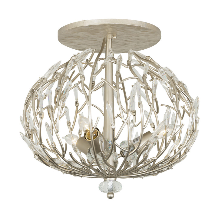 Bask Three Light Ceiling Mount in Gold Dust - available from The Lighting Shoppe, trusted by Canadian homeowners