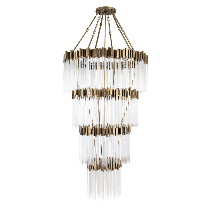 Matrix 30 Light Chandelier in Havana Gold - available from The Lighting Shoppe, trusted by Canadian homeowners