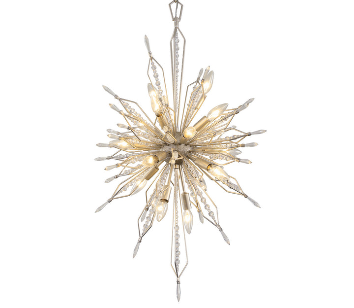 Orbital 16 Light Foyer Pendant in Gold Dust - available from The Lighting Shoppe, trusted by Canadian homeowners