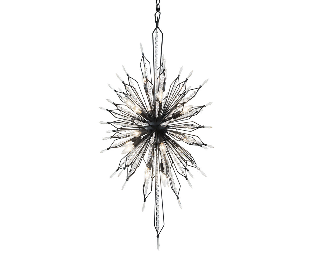 Orbital 20 Light Foyer Pendant in Carbon - available from The Lighting Shoppe, trusted by Canadian homeowners