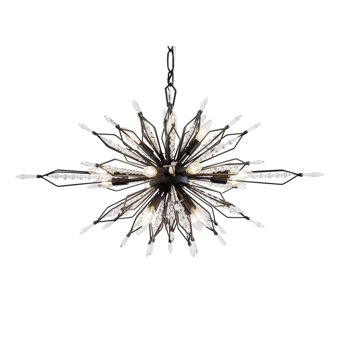 Orbital 16 Light Linear Pendant in Carbon - available from The Lighting Shoppe, trusted by Canadian homeowners