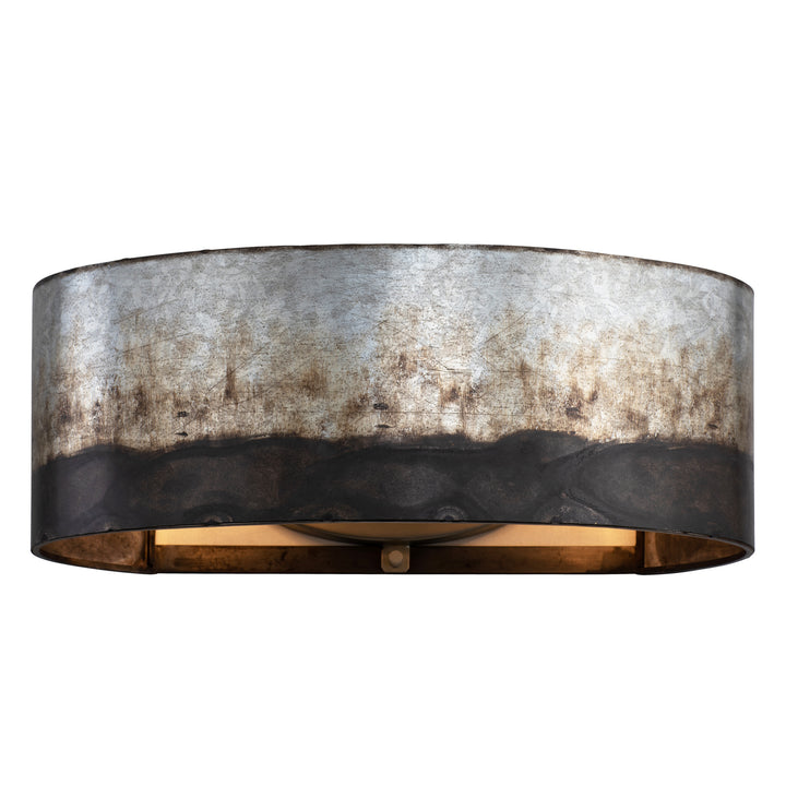 Cannery Two Light Bath in Ombre Galvanized - available from The Lighting Shoppe, trusted by Canadian homeowners