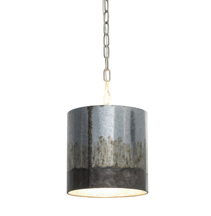 Cannery One Light Mini Pendant in Ombre Galvanized - available from The Lighting Shoppe, trusted by Canadian homeowners