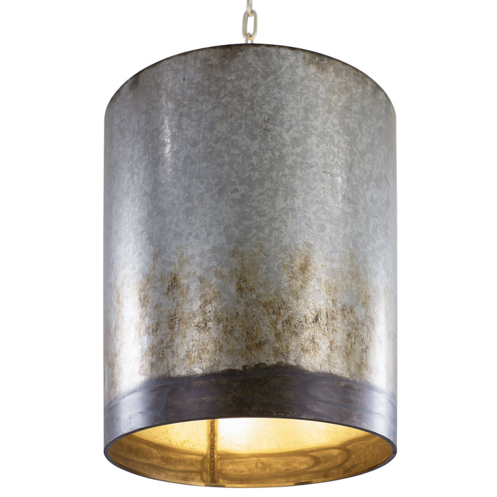 Cannery Three Light Pendant in Ombre Galvanized - available from The Lighting Shoppe, trusted by Canadian homeowners
