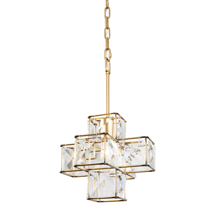 Cubic One Light Pendant in Calypso Gold - available from The Lighting Shoppe, trusted by Canadian homeowners