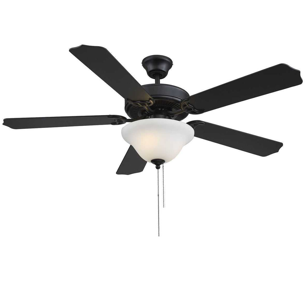 Meridian - M2018MBKRV - 52" Ceiling Fan - First Value - Matte Black
