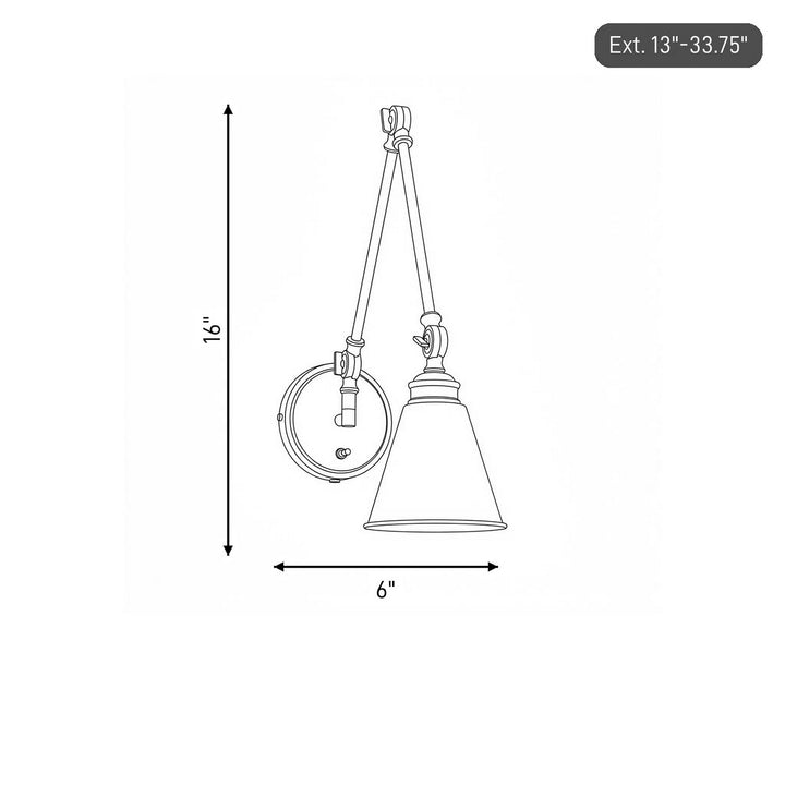 Savoy House - 9-961CP-1-89 - One Light Wall Sconce - Morland - Matte Black