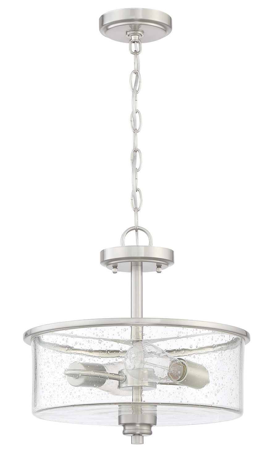 Craftmade Canada - 50552-BNK - Two Light Convertible Semi Flush - Bolden - Brushed Polished Nickel