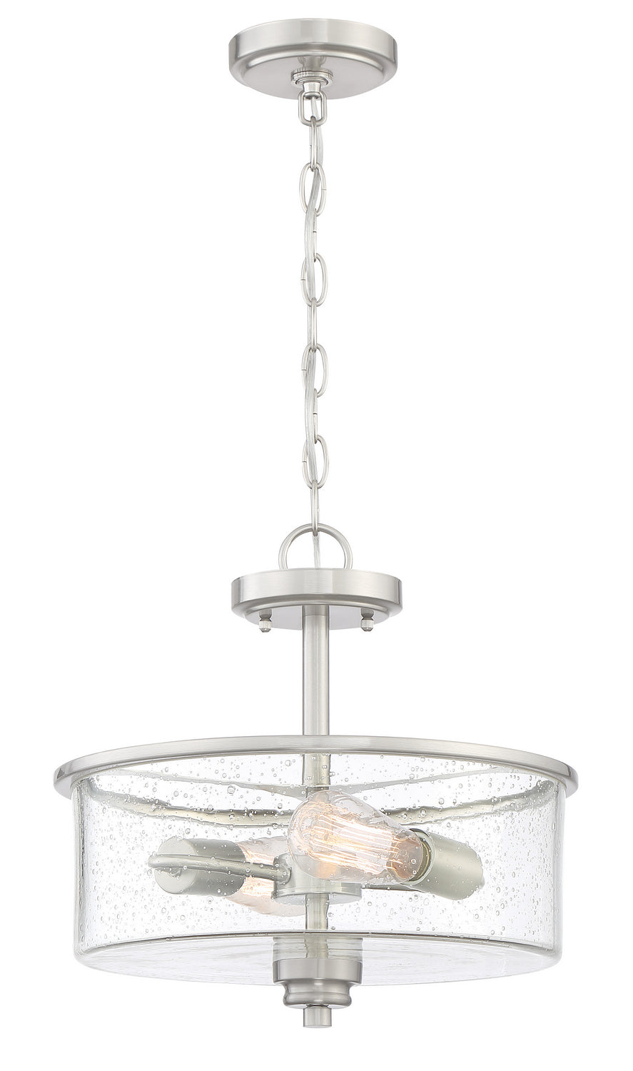 Craftmade Canada - 50552-BNK - Two Light Convertible Semi Flush - Bolden - Brushed Polished Nickel