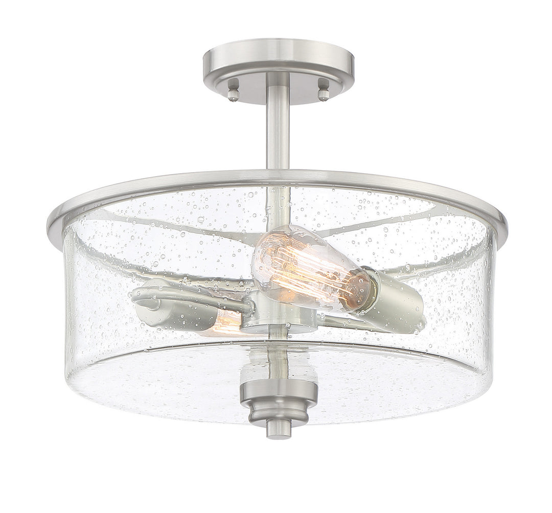 Craftmade Canada - 50552-BNK - Two Light Convertible Semi Flush - Bolden - Brushed Polished Nickel